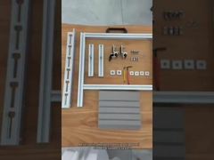 간편한 설치와 30mm 테라코타 패널용 조절 가능한 시스템