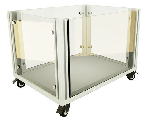 품질  Mesh Panel Metal Dog Crate Metal Dog Kennel With Sliding Door 4 Wheels Easy Assembly Required 공장